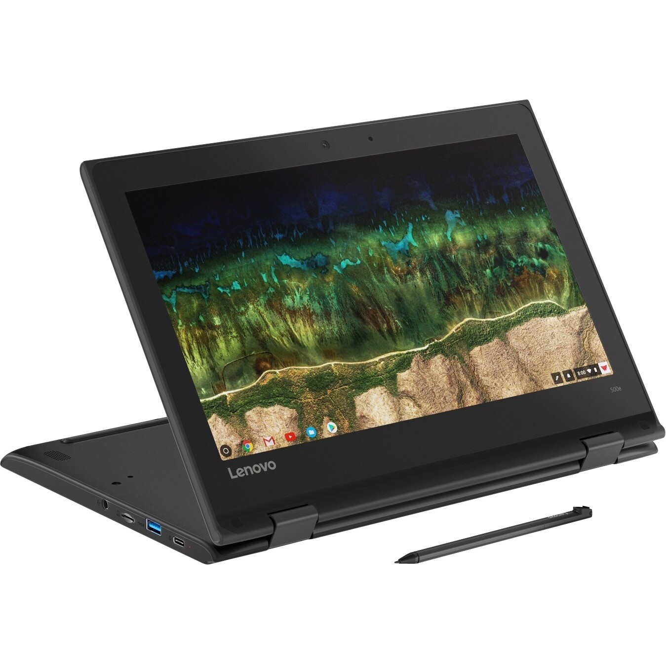 NEW Lenovo 500e 2nd Generation 4G 32GB, Flip Touch Screen ChromeBook 11.6” + Pen