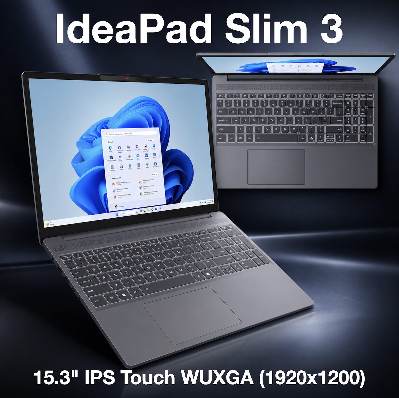 Lenovo IdeaPad 15.3″ 1920×1200 AMD Ryzen 7 170 32GB RAM 512GB SSD Windows 11 Pro