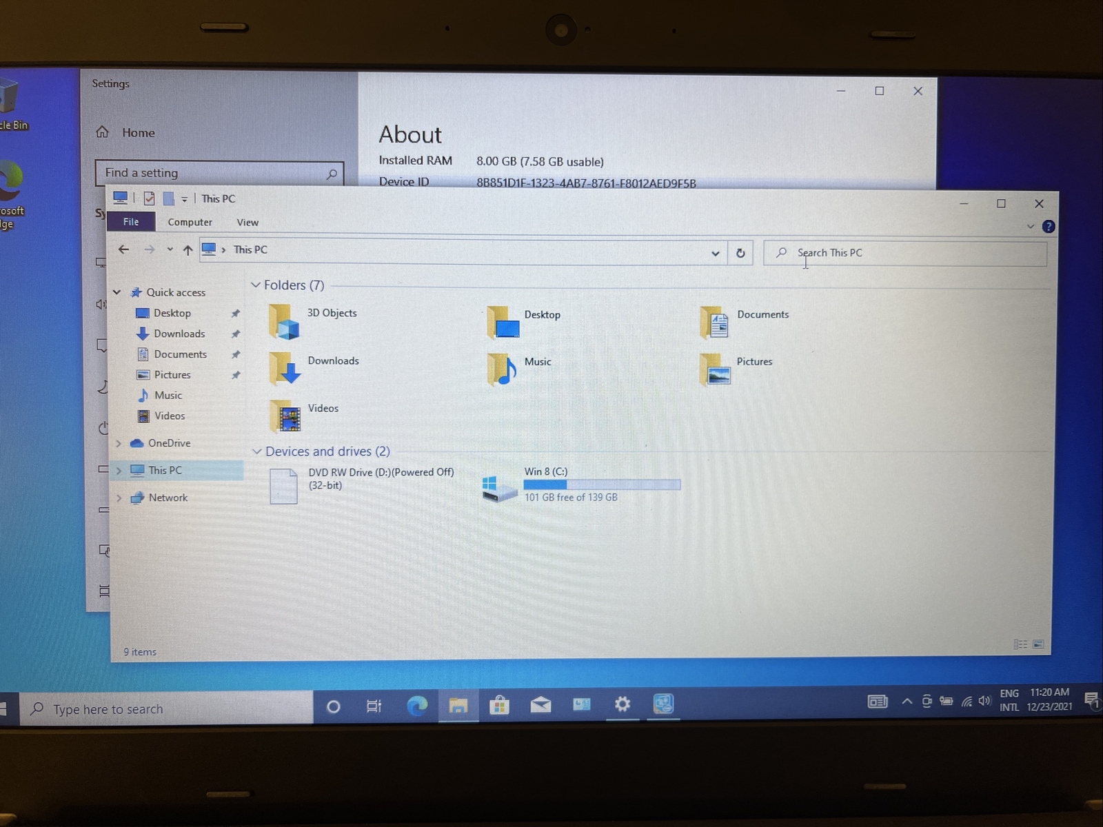 Lenovo ThinkPad Edge E431 14″ Laptop i7-3632QM CPU, 8GB RAM. 150GB SSD