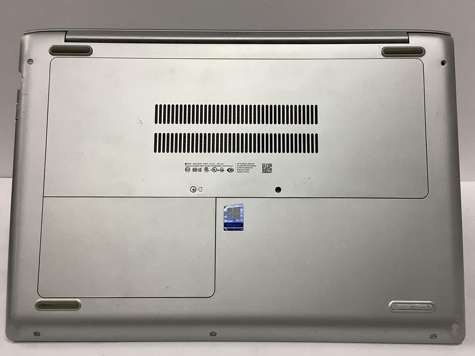 HP Laptop ProBook 450 G5 i3-6006U 15.6″ 4GB 500GB Hard Drive 2ST00UT#ABA