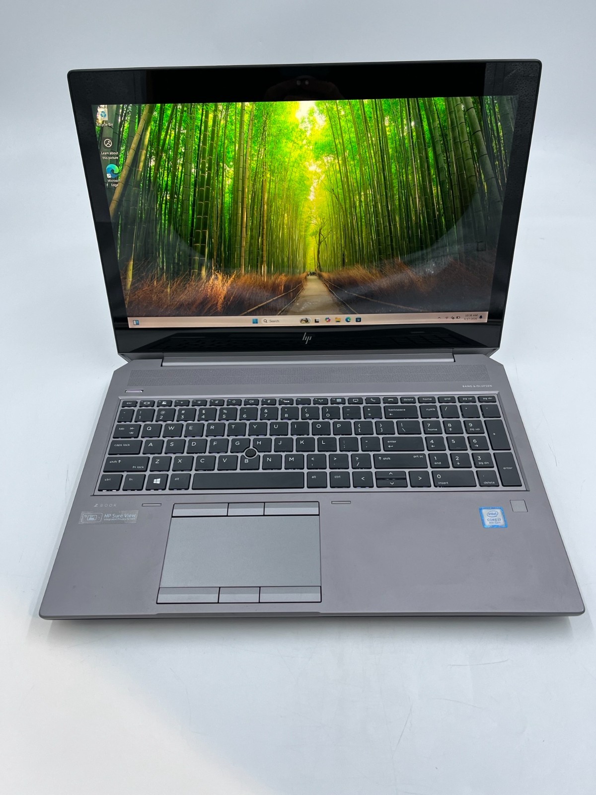 HP zBook 15 G5 i7-8750H 2.20GHz 16GB Ram 512GB SSD Win 11 Pro P1000