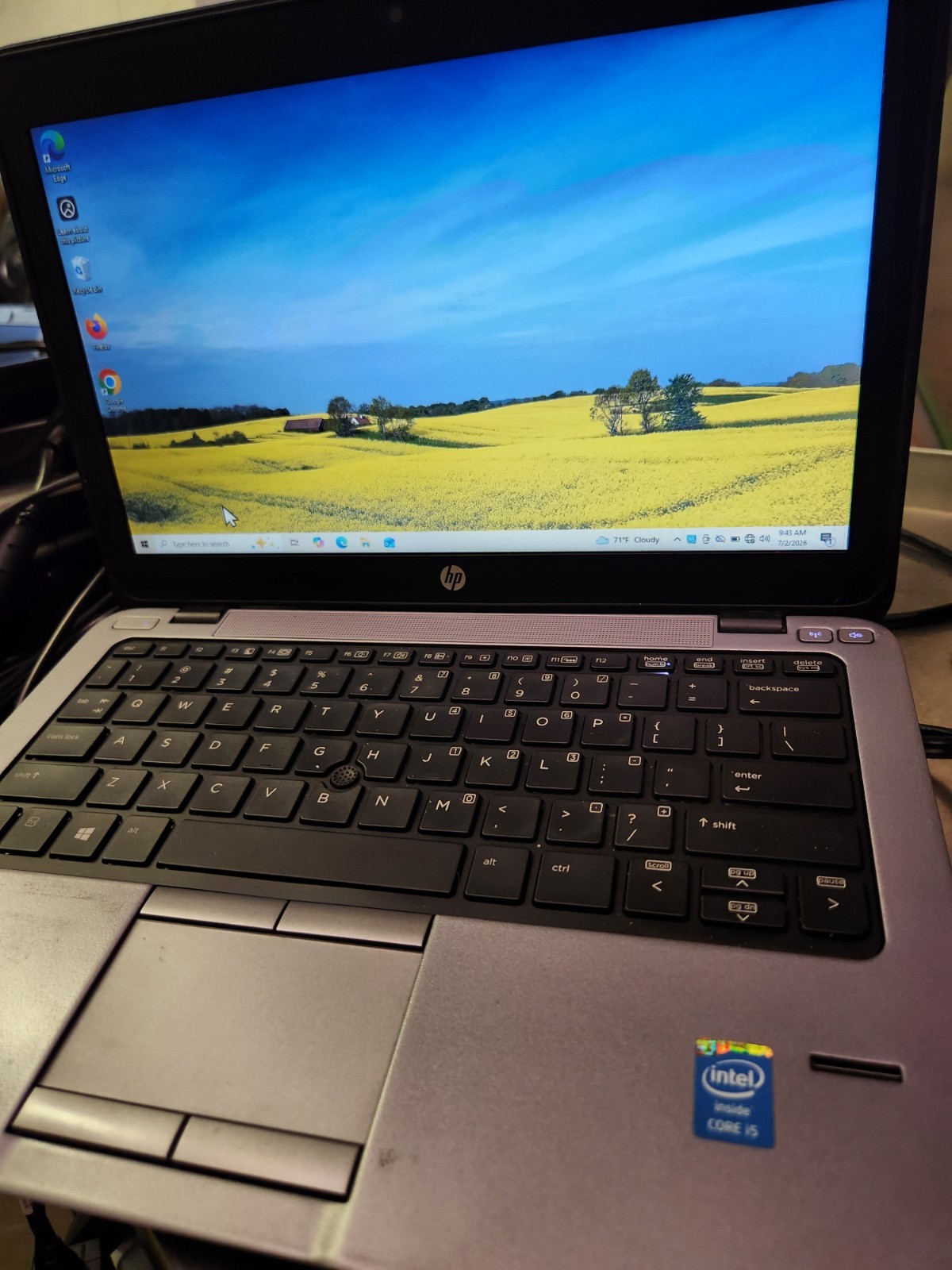 HP EliteBook 820 G1 Intel Core i5-4200U 8GB 500GB HDD W10/Good Battery & AC Pwr