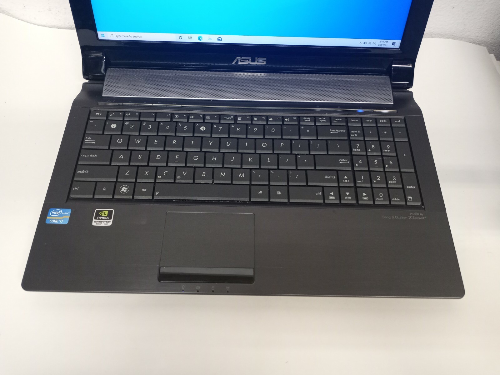 ASUS N53S 15.6″ Intel Core i7-2670QM 2.20GHz 8GB RAM 128GB SSD BT DVD Win10 H
