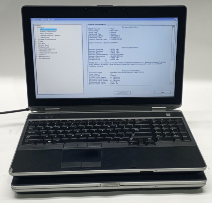 Lot of 2 Dell Latitude E6530 i5&i7-3rd Gens 6GB RAM No HDD/OS No Battery MC111*