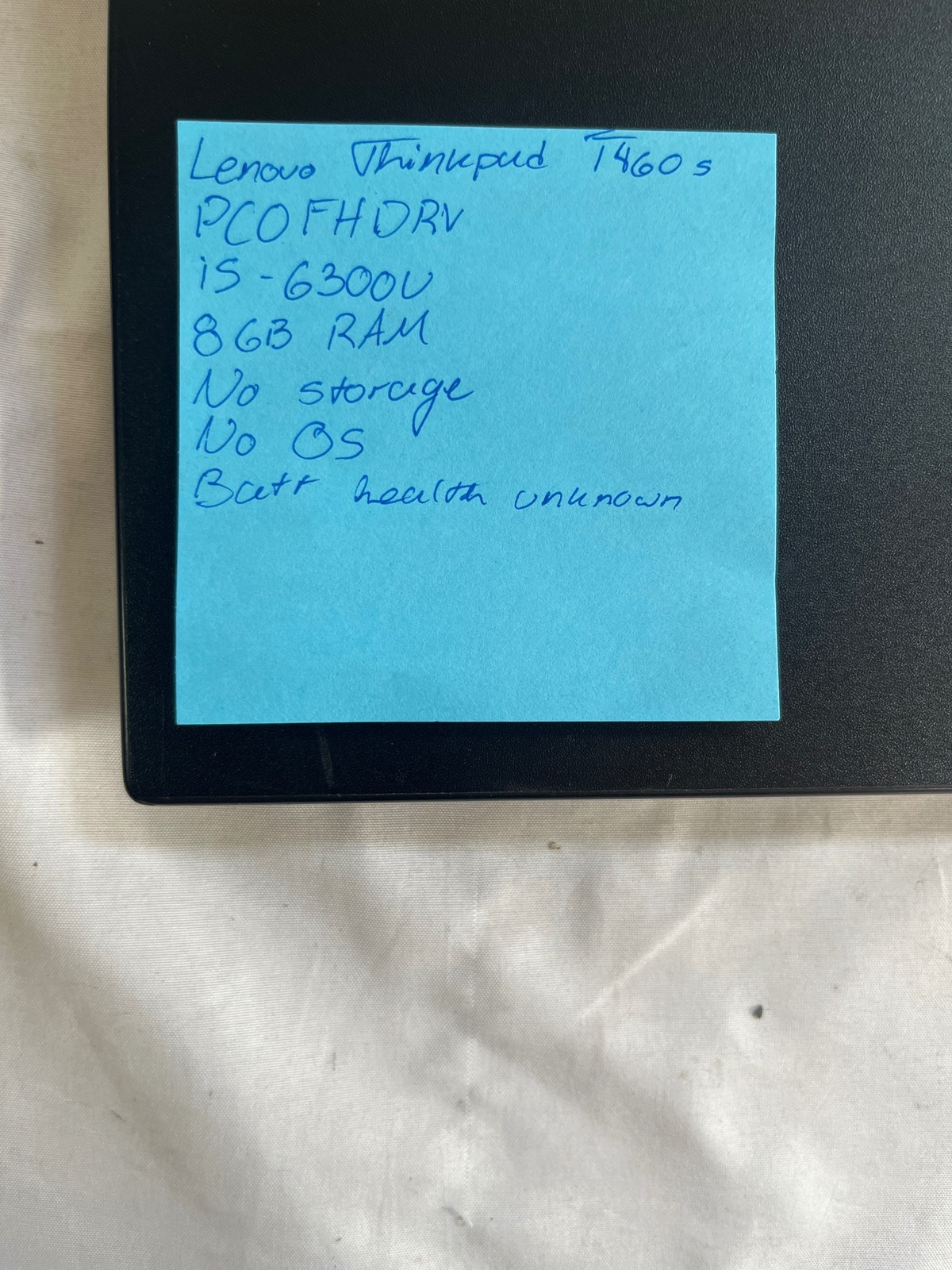 Lenovo ThinkPad T460s Intel Core i5-6300U 8 GB No Drive 14″