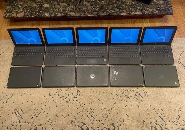 *LOT OF 10* HP Chromebook 11 G6 EE – 16GB SSD, 4GB RAM – Model 3NU57UT