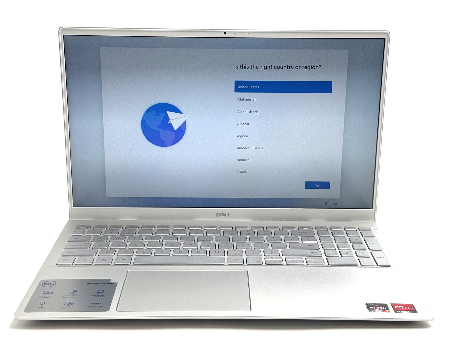 Dell Inspiron 5505 – 15.5 FHD – Ryzen 7 4700U – 16GB RAM – 256GB SSD – Silver