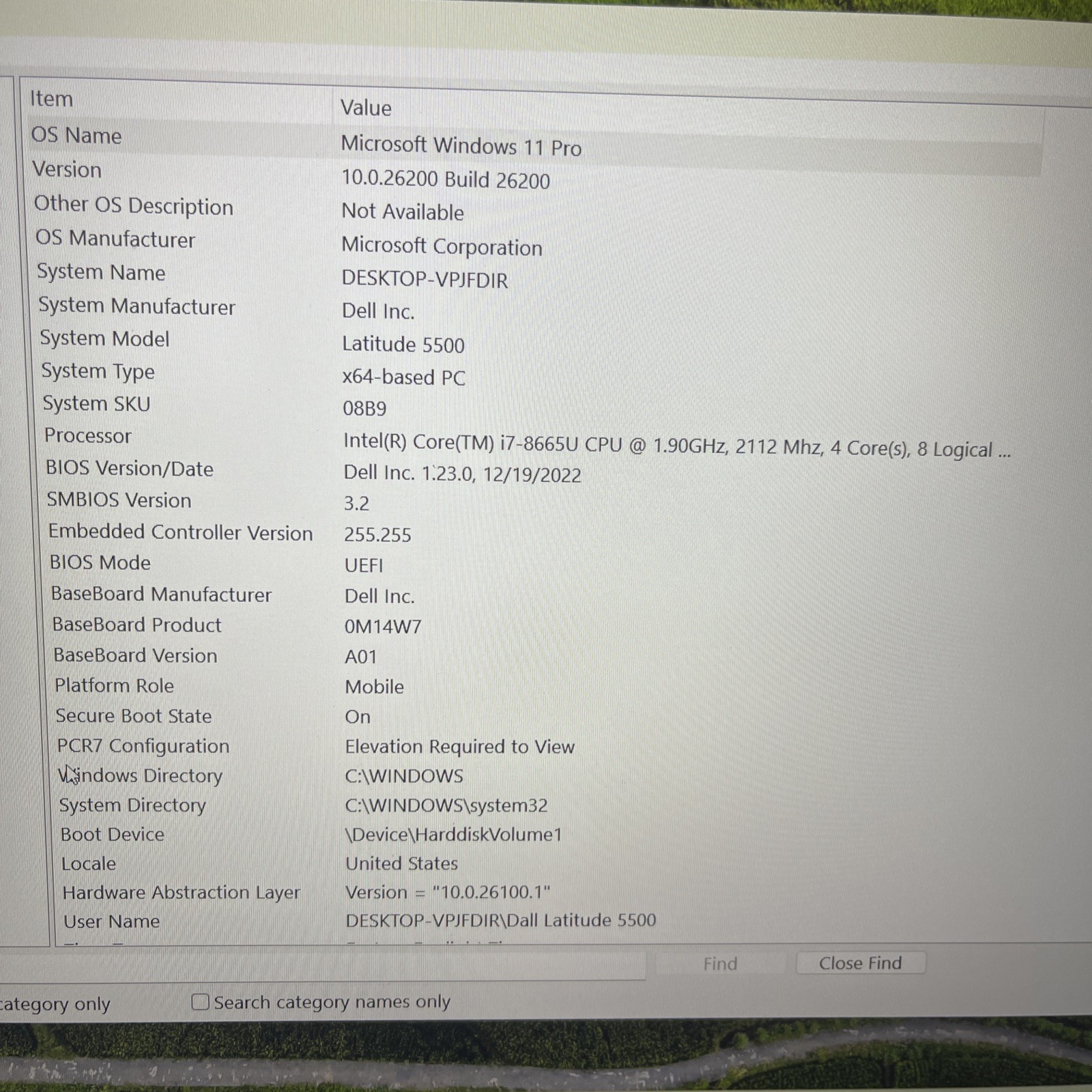 Dell Latitude 5500 i7-8665U 16GB 512GB SSD Win11 Pro FHD Webcam Fingerprint