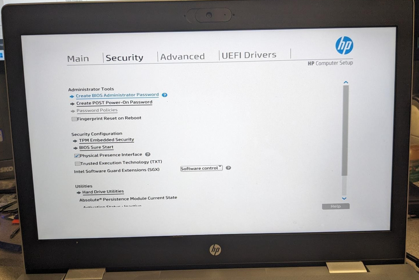 HP PROBOOK 640 G4 i5-8350U @ 1.7GHz, 16GB RAM, NO HDD/OS