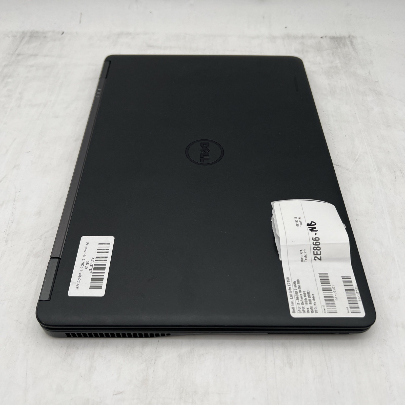Dell Latitude E7450 i7 5600U 2.6GHz 8GB RAM GeForce 840M 2GB No Drive No OS READ