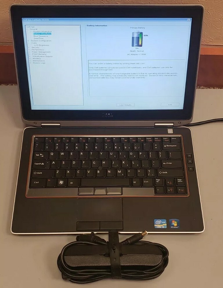 Dell Latitude E6320 Core i3-2310M @ 2.10GHz 4GB RAM 320GB HDD KEYBOARD BACKLIT
