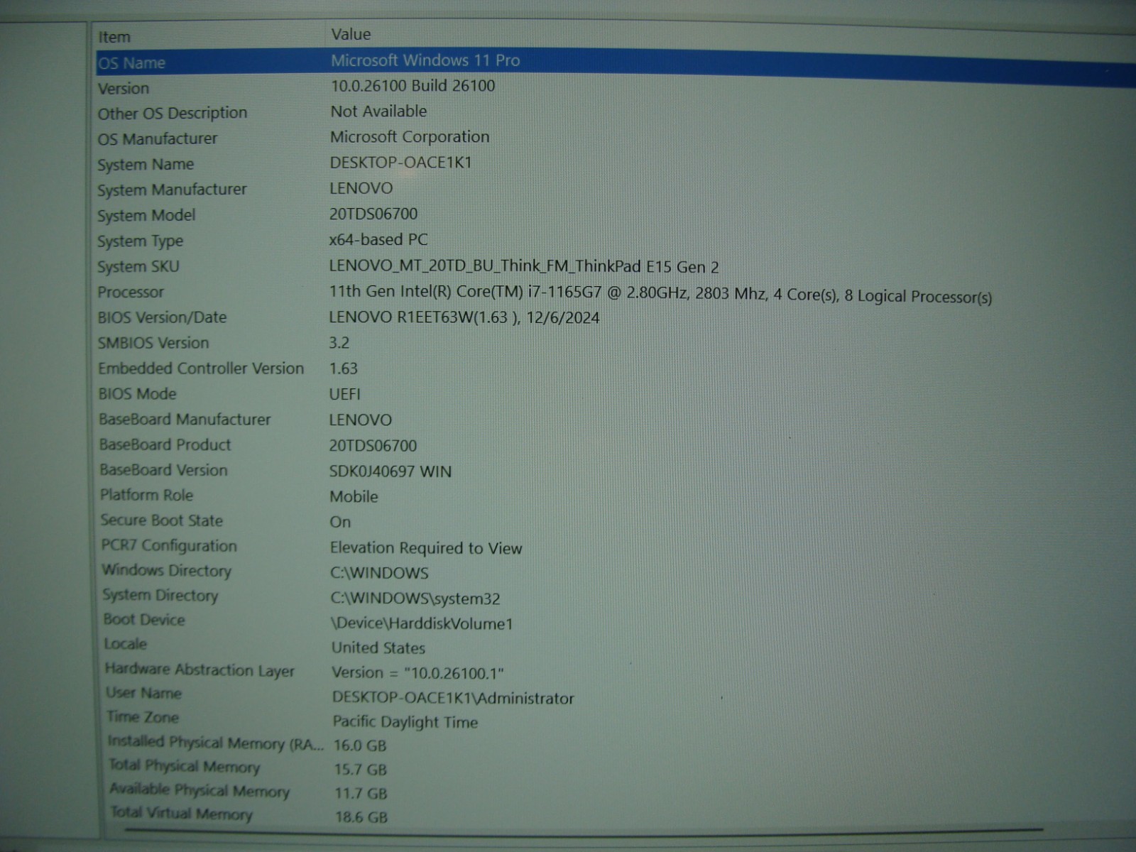 Lenovo ThinkPad E15 Gen2 15.6″FHD TOUCH i7-1165G7 2.8GHz 16GB 512GB SSD +PA