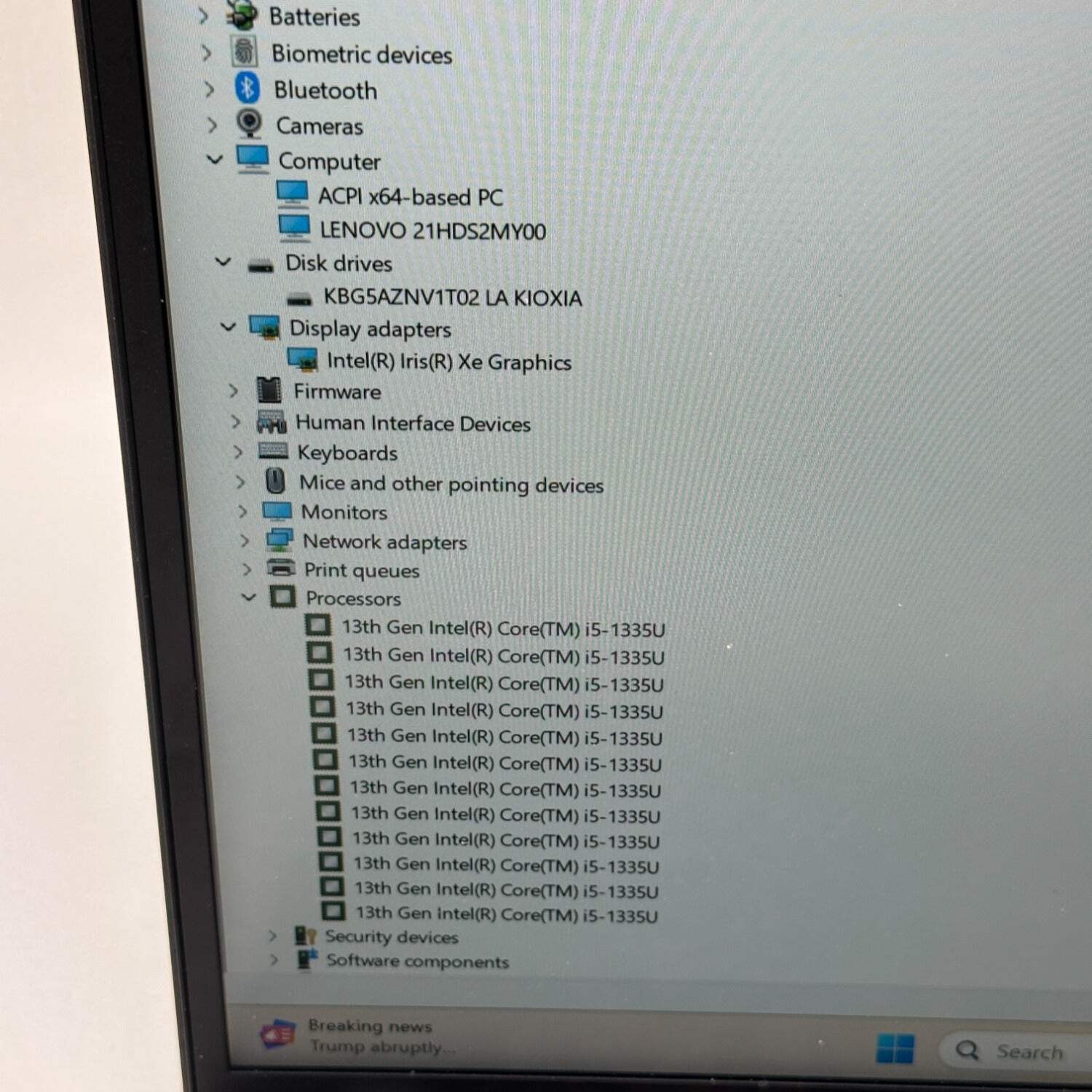 Lenovo ThinkPad T14 Gen 4 14″ i5-1335U 1.3GHz 16GB RAM 1TB SSD