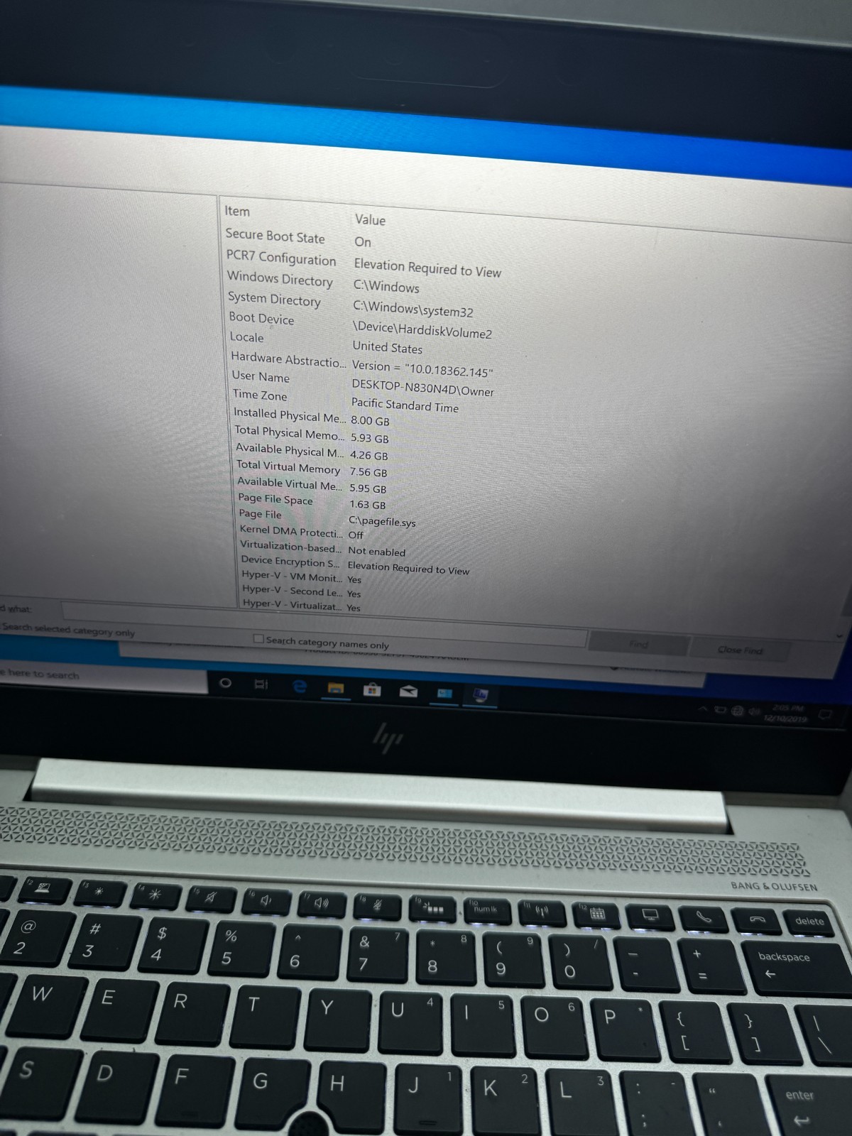 HP Elitebook 735 G6 Ryzen 5 PRO 3500U, 8GB RAM, 256GB SSD, Win10 #2053