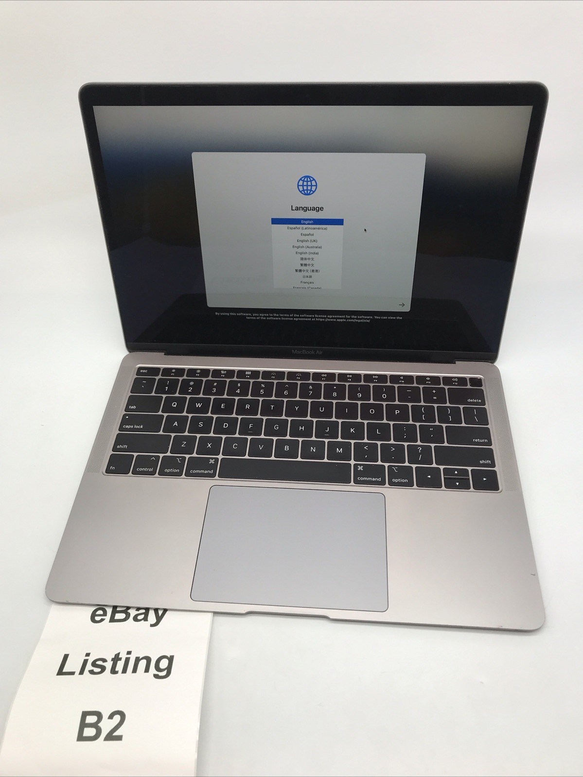 2018 Apple MacBook Air 13″ i5 1.6GHz 8GB 128GB – A1932 EMC3184 *Read* D/F Grade