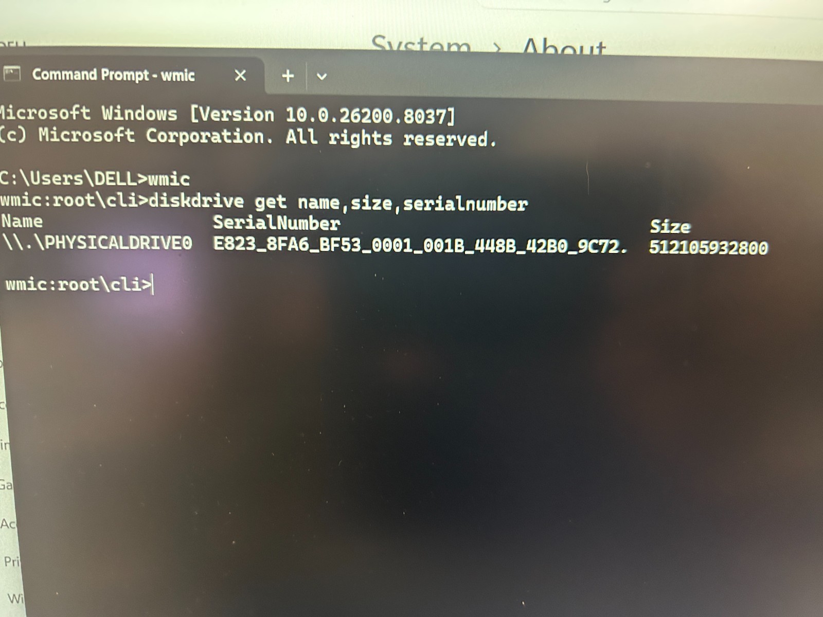 DELL 15 DC15255 G8MK9, AMD Ryzen 7 7730U, 2.00 GHz, 16 GB RAM, 512 GB NVMe SSD