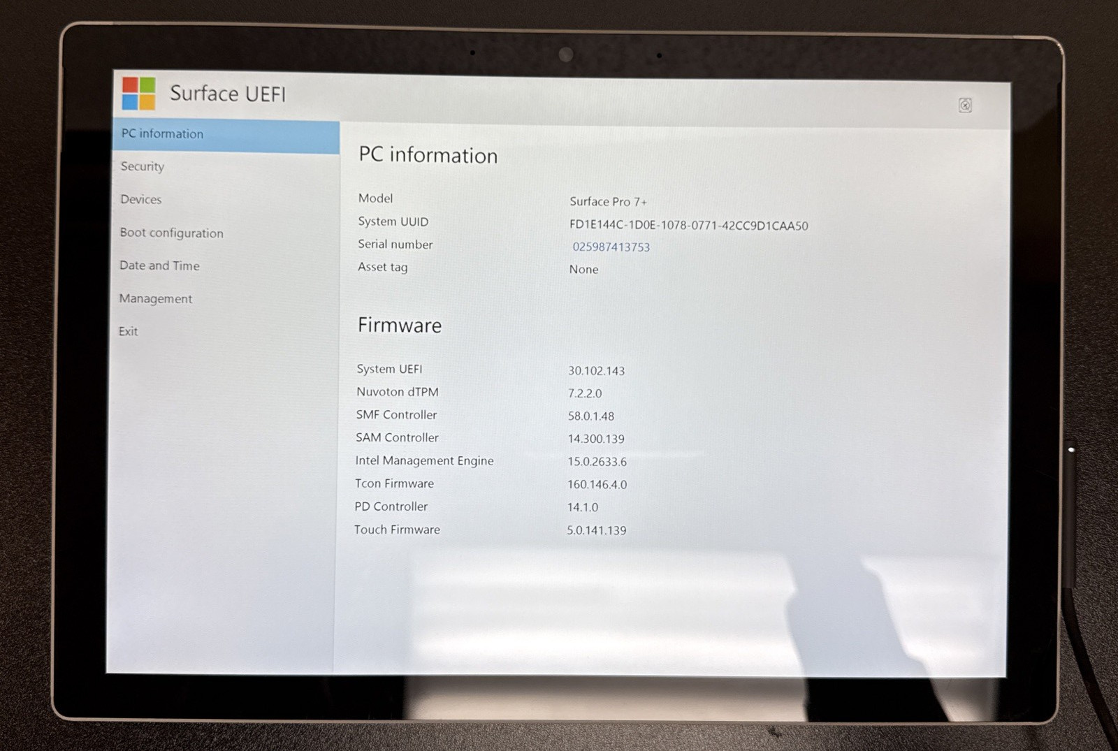 Microsoft Surface Pro 7+ 12.3″ i5-1135G7 16GB RAM 256GB SSD