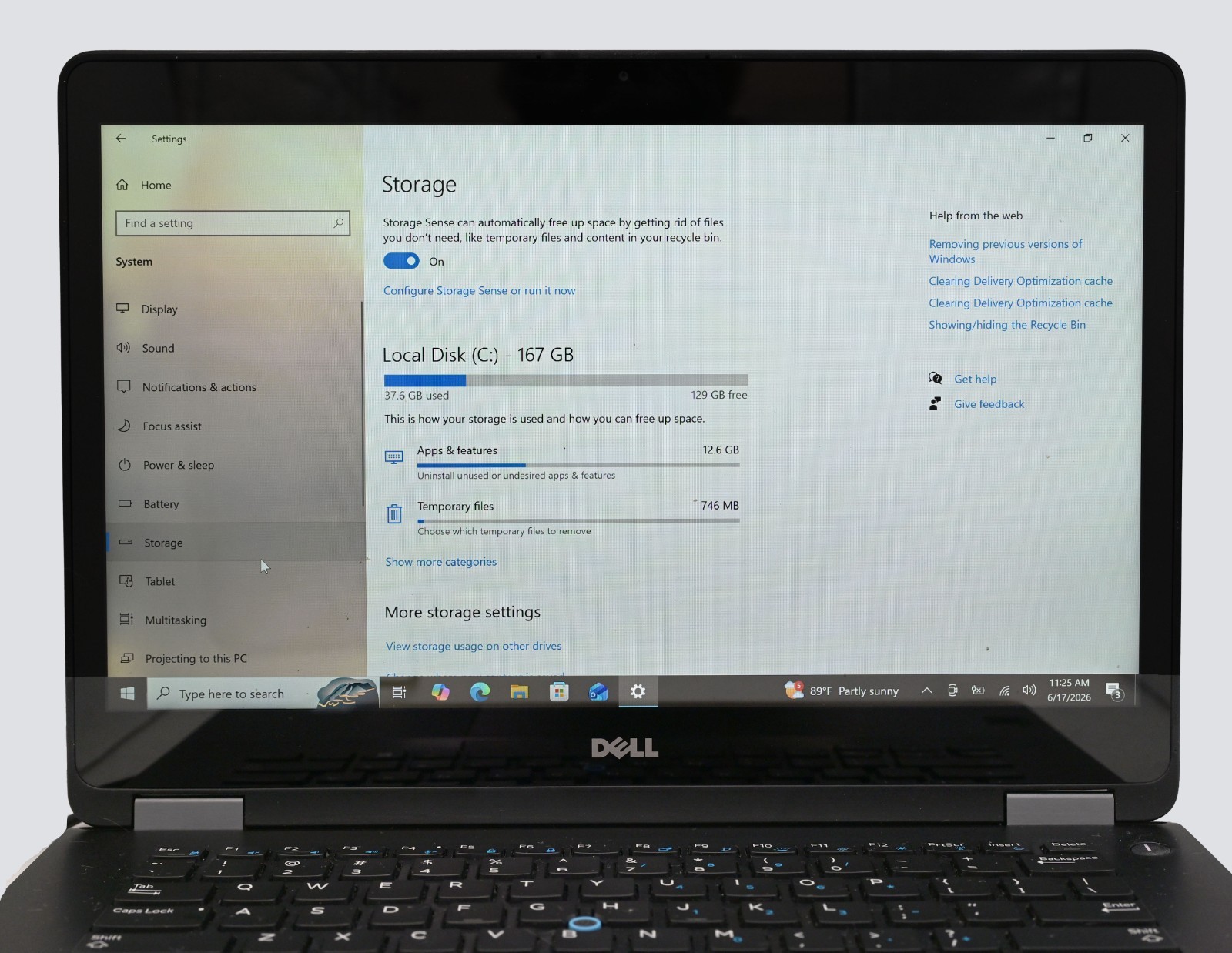 Dell Latitude E7470 i5-6300u 2.4GHz 8GB RAM 256GB SSD Win 10P – NO BATTERY