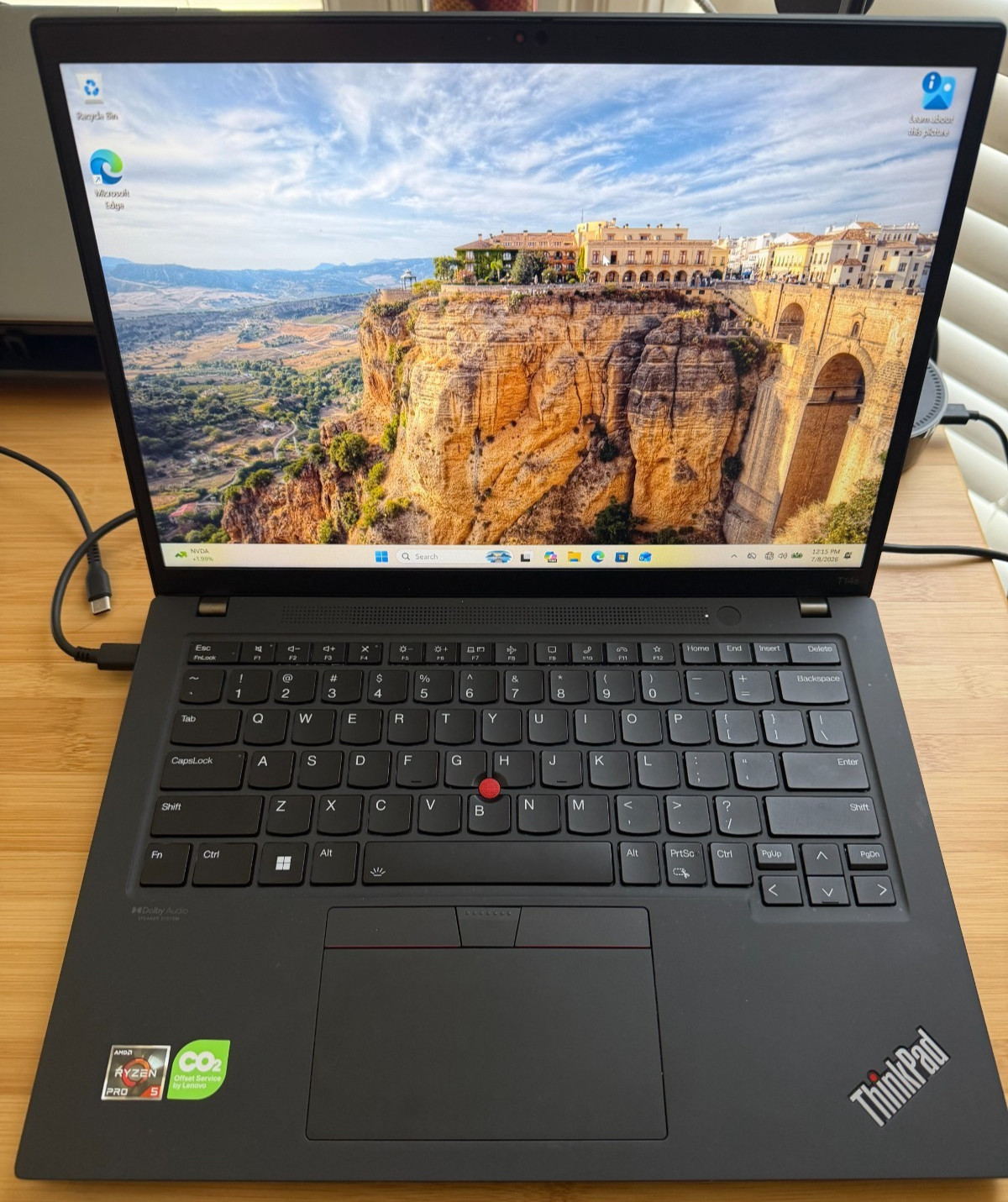 Lenovo ThinkPad T14s Gen 3 (2023), Ryzen 5 Pro 6650U, 16GB, 256GB, Win 11 Pro