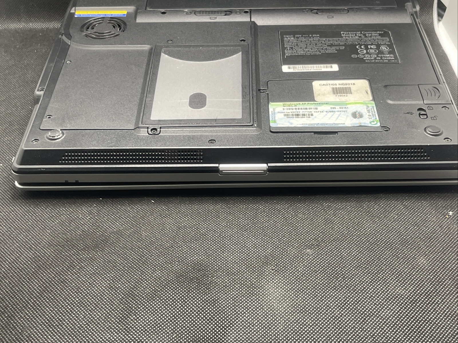 Nobilis Laptop-FOR PARTS-NO HDD/RAM/BATTERY-Laptop ONLY-Sold As Is