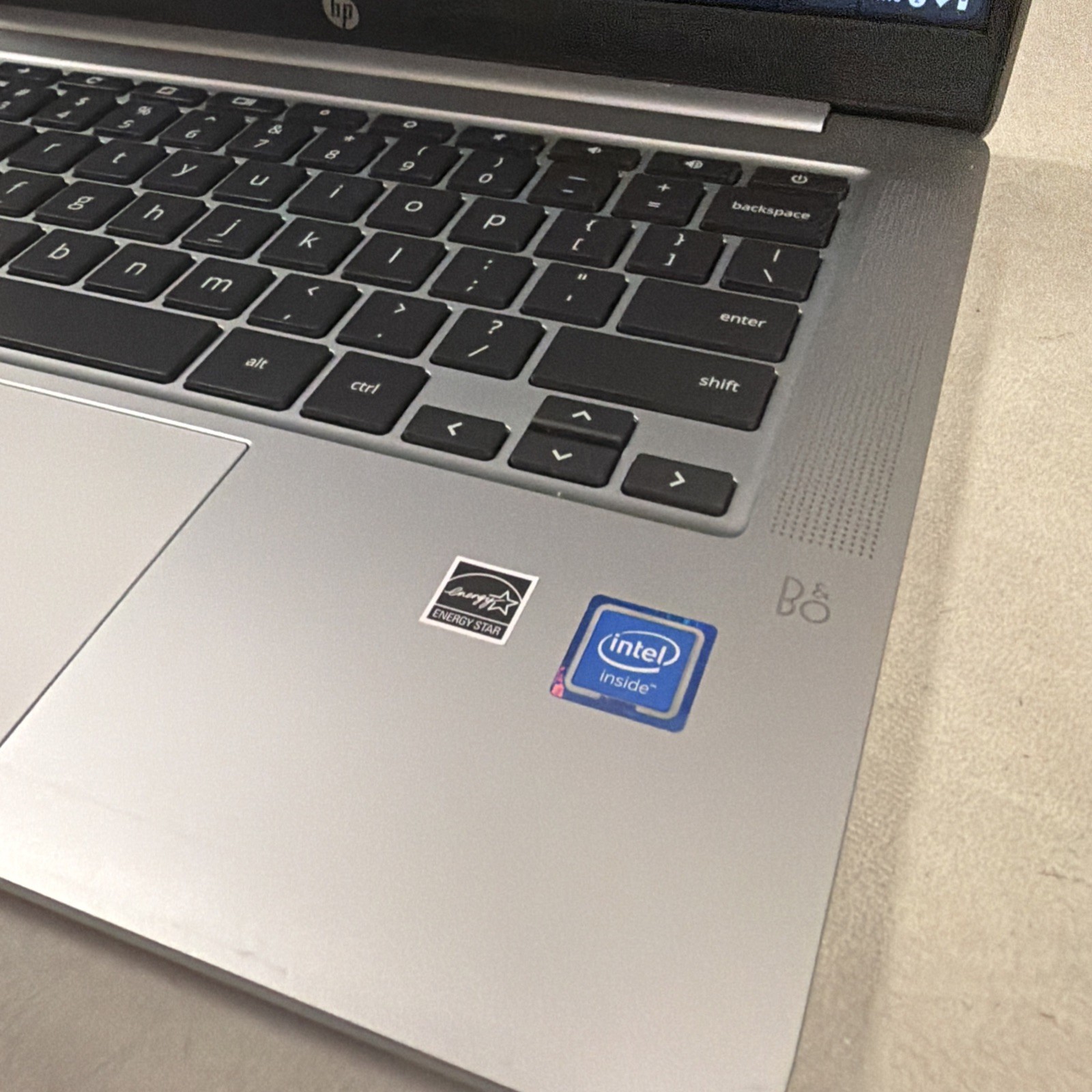 HP Chromebook 14A-NA0061DX Sliver Notebook Laptop Silver 8621 Excellent