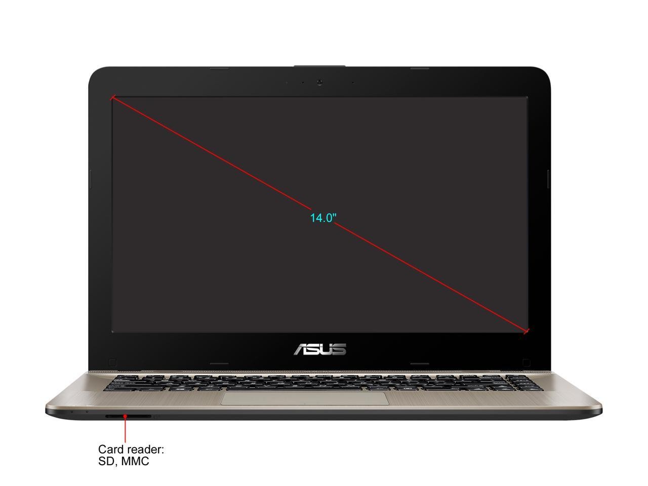 Asus F441BA-DS95 14″ FHD Laptop AMD A9-9425 3.1 GHz 8GB 256GB SSD W10 D GRADE