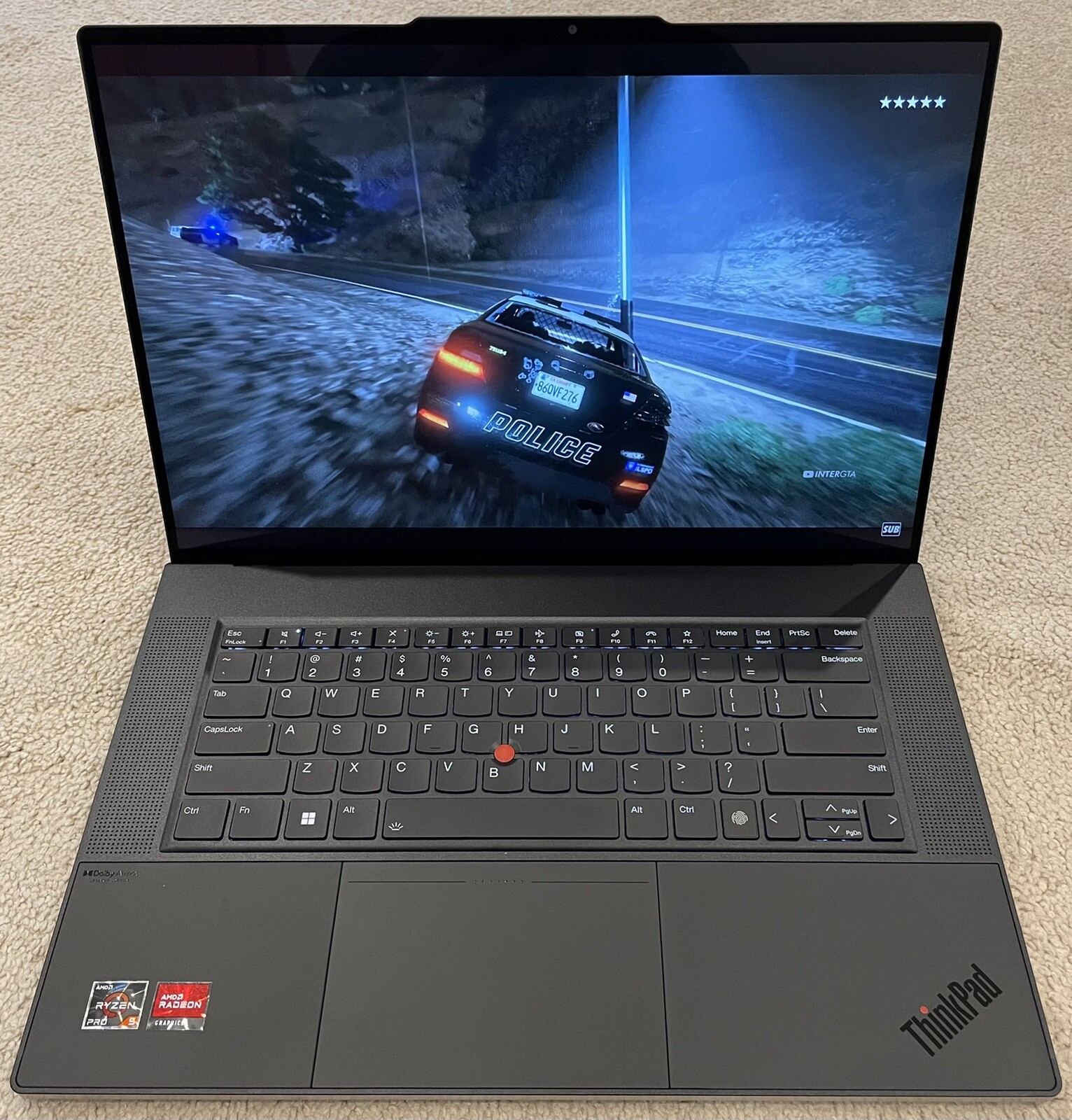 Lenovo ThinkPad Z16 Gen 1 16″ Ryzen 5 Pro 6650H RX6500M 4GB GPU 16GB RAM 512 SSD