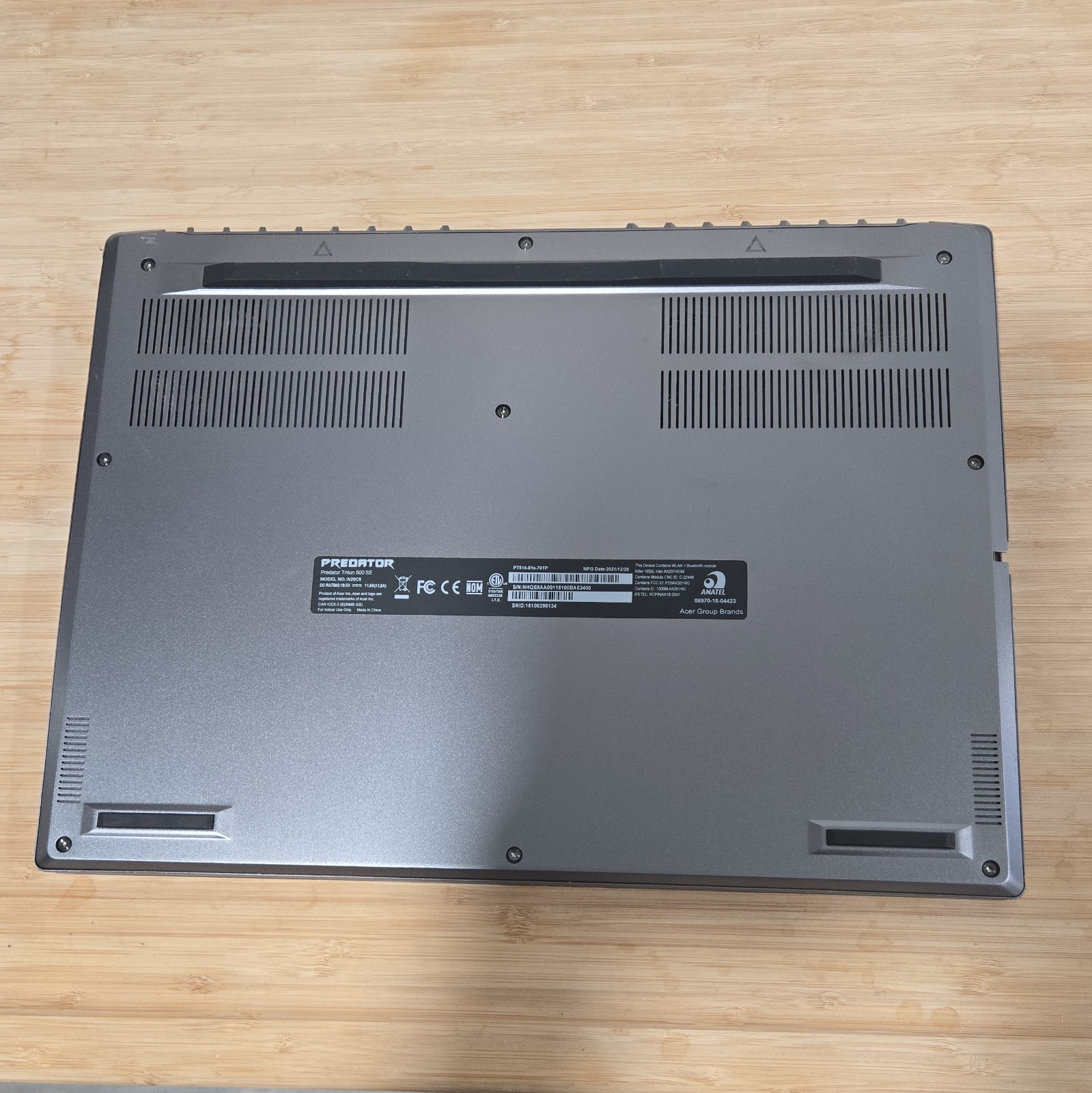 Acer Predator Triton 500 SE 16in i7 16GB 1TB SSD RTX 2560×1600 165Hz