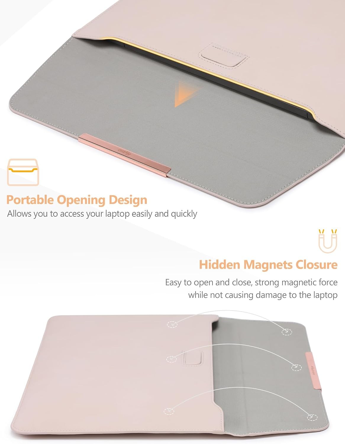 15-16 Inch Laptop Sleeve Case Bag with Stand for MacBook Pro 16 M5/M4/M3/M2/M1