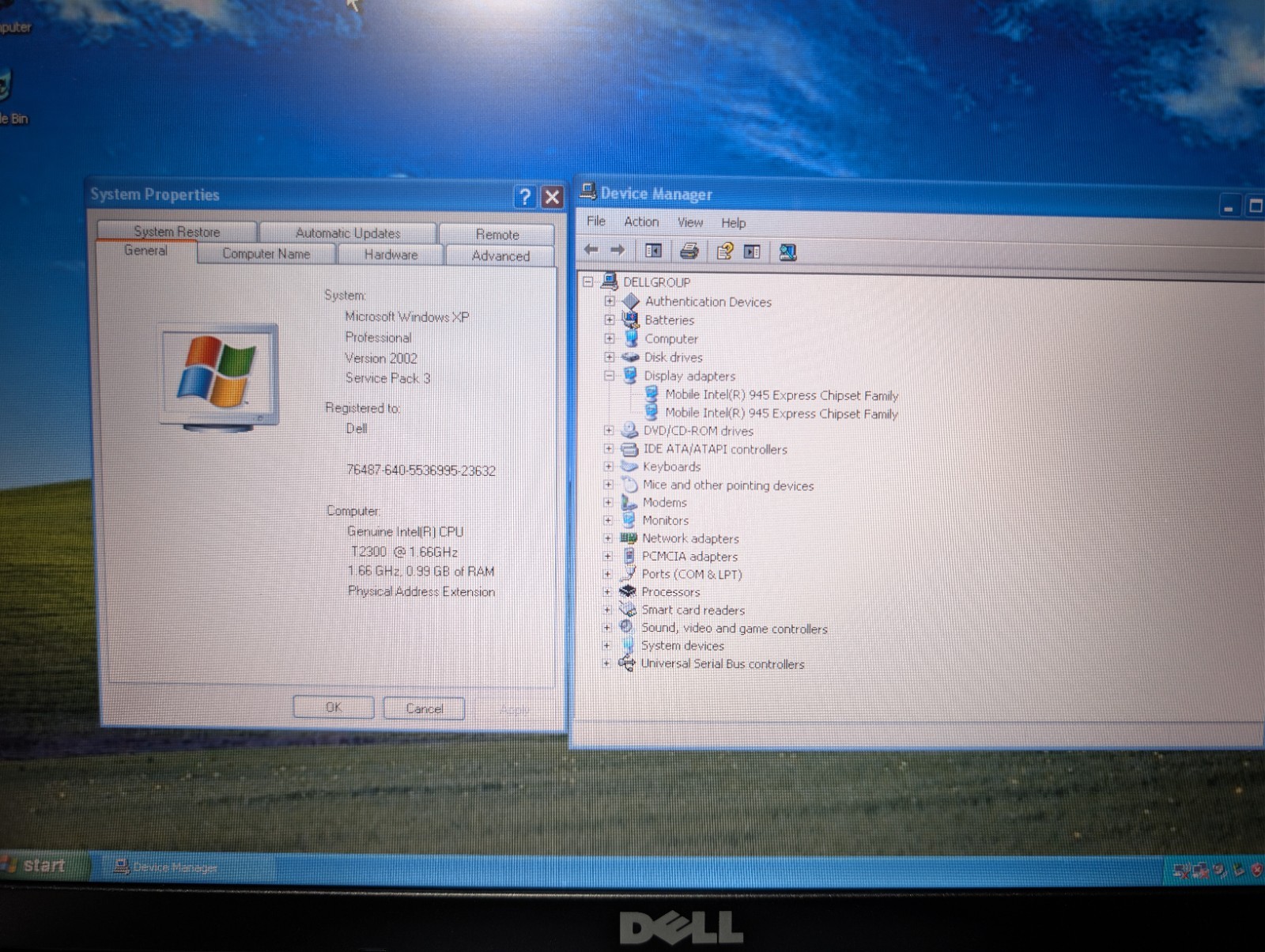 DELL LATITUDE D620 | CD 1GB RAM 500GB HDD | DVD-RW Win XP 32-Bit Serial Port