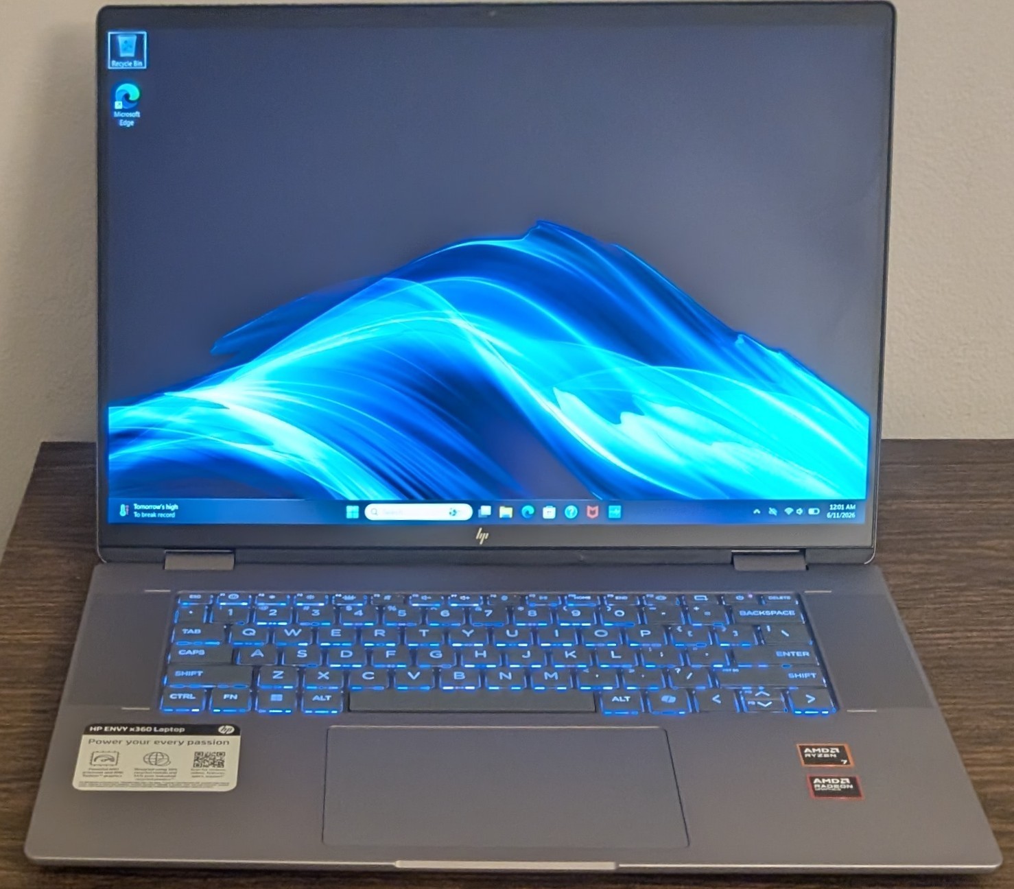 HP ENVY x360 16″ 2-in-1 Touch FHD (Ryzen 7 8840HS, 16GB DDR5, 1TB SSD) Laptop