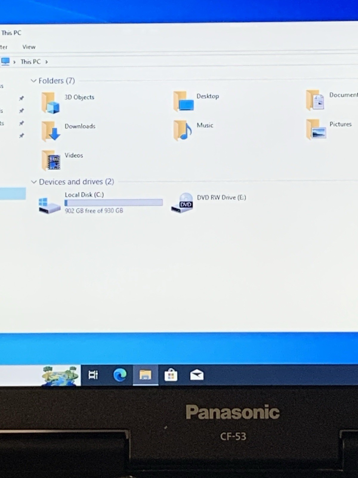 Panasonic Toughbook CF53 MK4 i5-4310U 8GB 1TB Win 10 Good Working