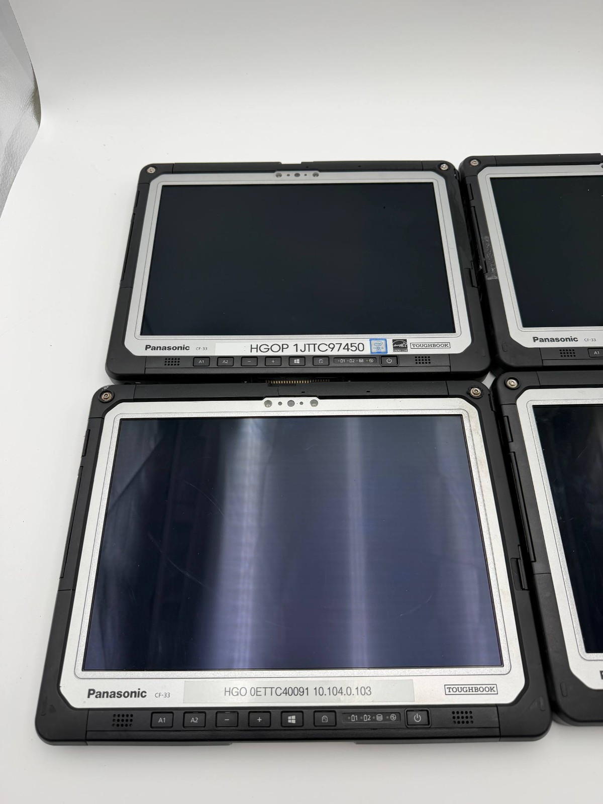 Lot of 4 Panasonic Toughbook CF-33 i5-7300 16GB Bios locked