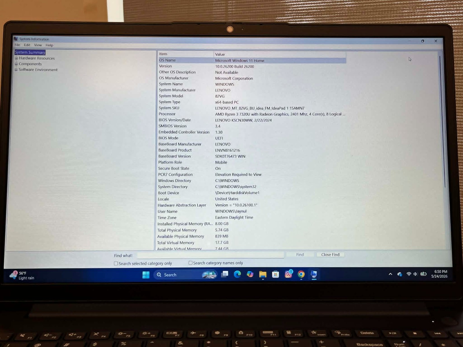 LENOVO IdeaPad 1 15AMN7