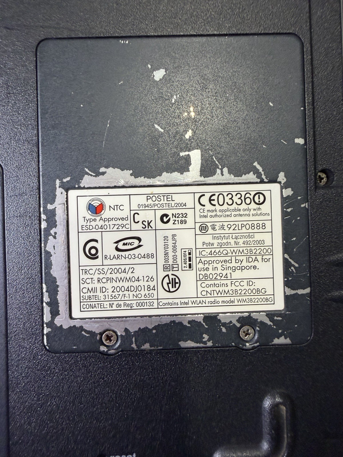 HP Compaq nx9030 Laptop Intel Centrino Windows XP Excellent Condition No Charger