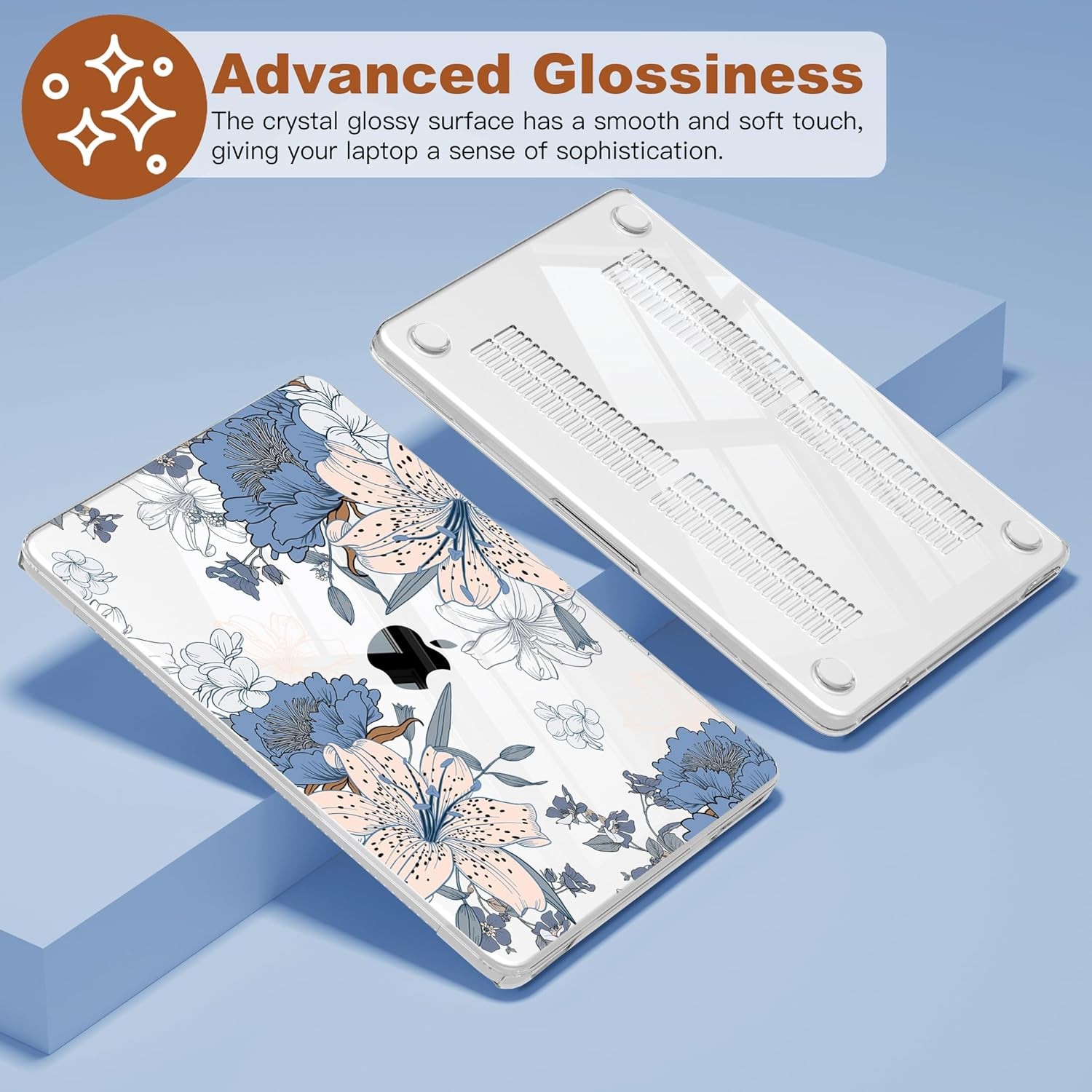 Compatible with MacBook Air 13.6 inch Case 2026 2025 2024 2022 Release A3449 A32