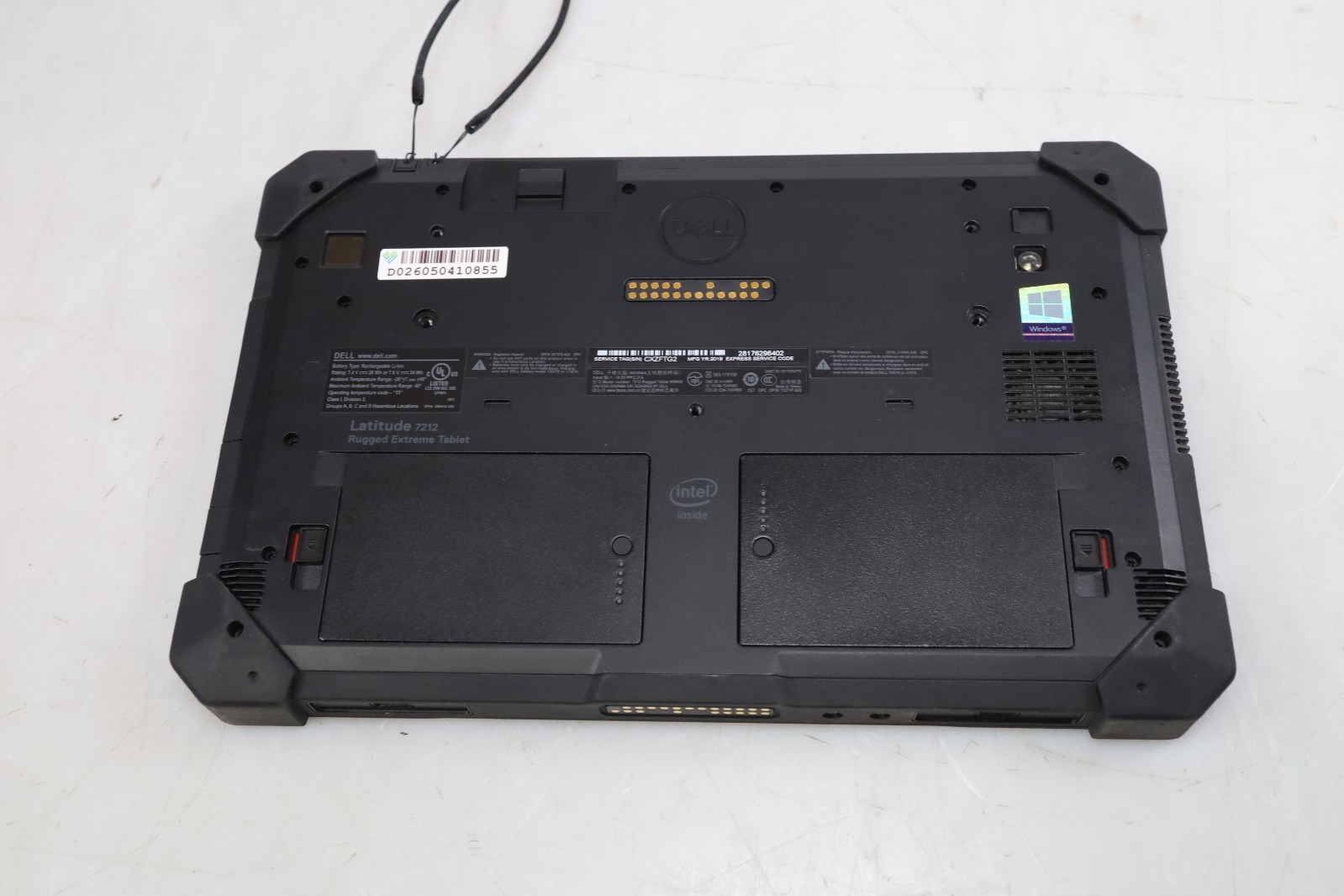 Dell Latitude 7212 Rugged Extreme Tablet 11.6″ i5-8350U 8GB 256GB SSD No COA OS