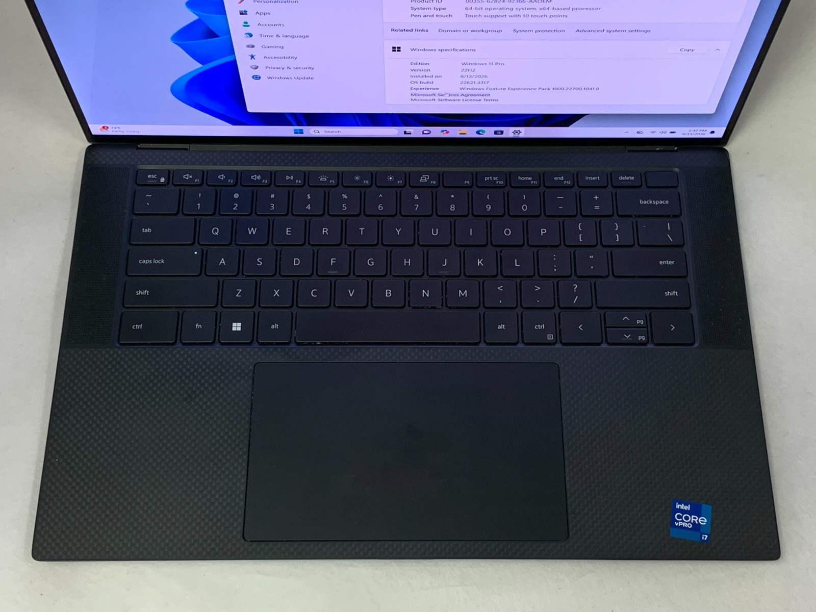 Dell Precision 5560 15.6″ UHD+ Touch i7-11850H 32GB 512GB NVMe NVIDIA T1200