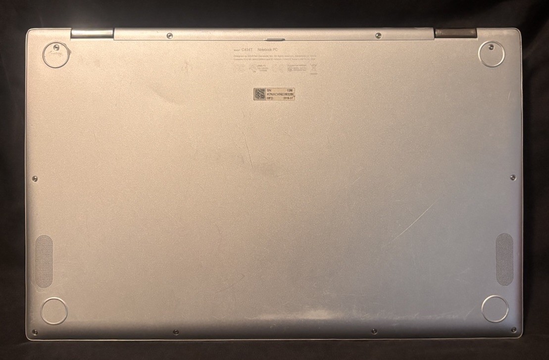 ASUS Chromebook 13.3″ Silver Intel Core M3 1.10GHz UHD Graphics Chrome OS