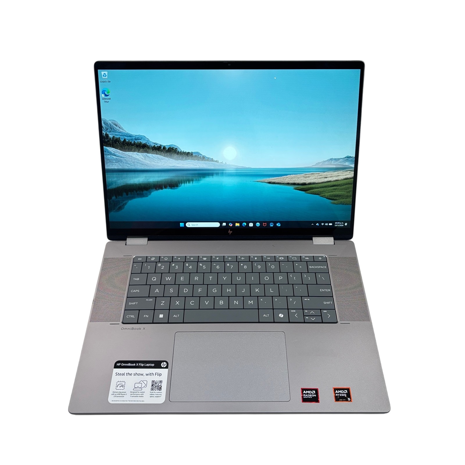 HP OmniBook X Flip 16-be0003dx Win 11 Ryzen 3.2GHz 8GB RAM 512GB SSD 16″