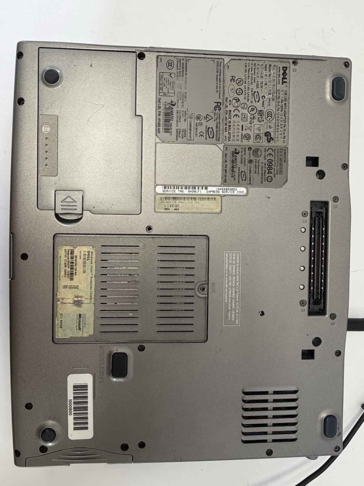 Dell Latitude D530 15″ Core 2 Duo 2.0Ghz Laptop w/ 320GB HD, 3GB Ram, NO Battery