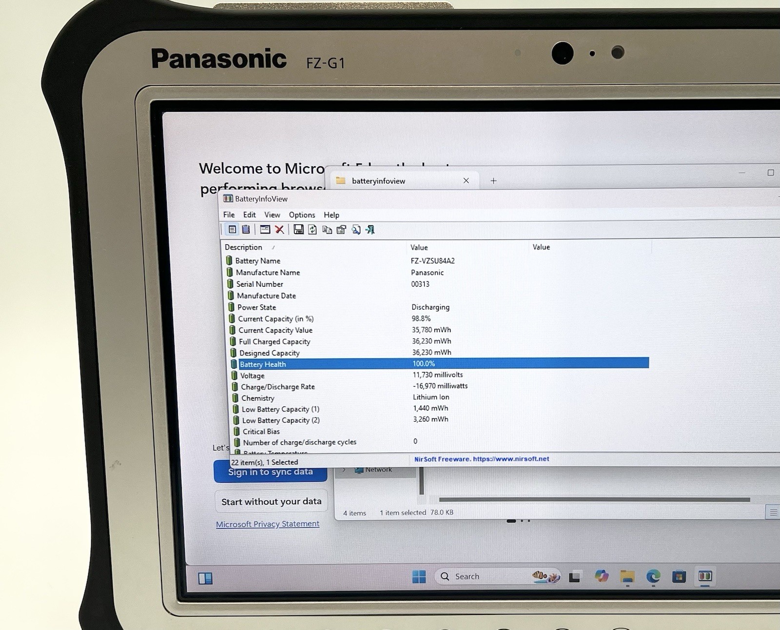 Panasonic Toughpad FZ-G1 MK2 i5-4310U 2.0 8GB 256GB SSD 4G LTE LAN Touch Camera