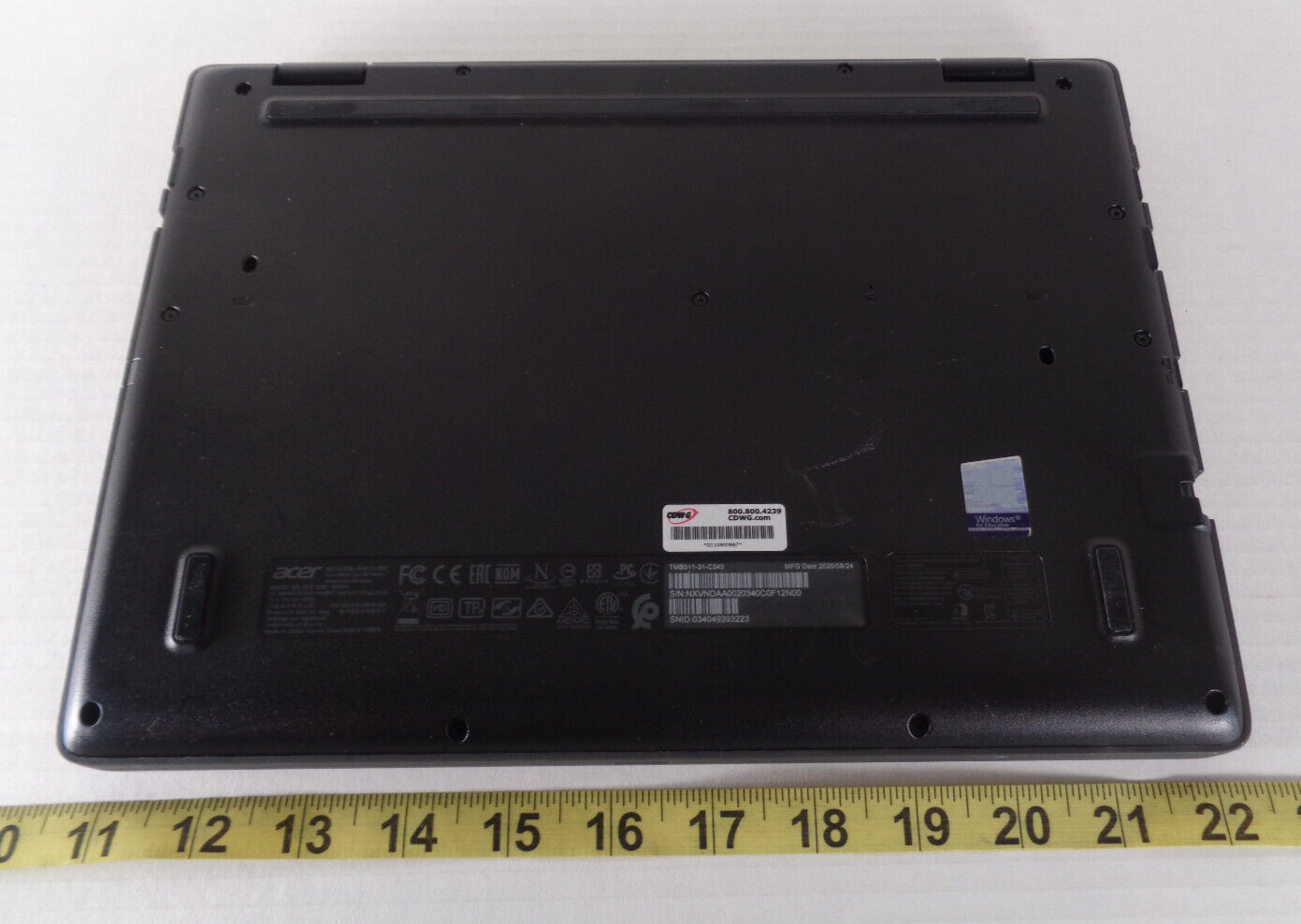 Acer TravelMate B3 B311-31 Student Laptop PC Computer with Charger 64GB SSD SKUB