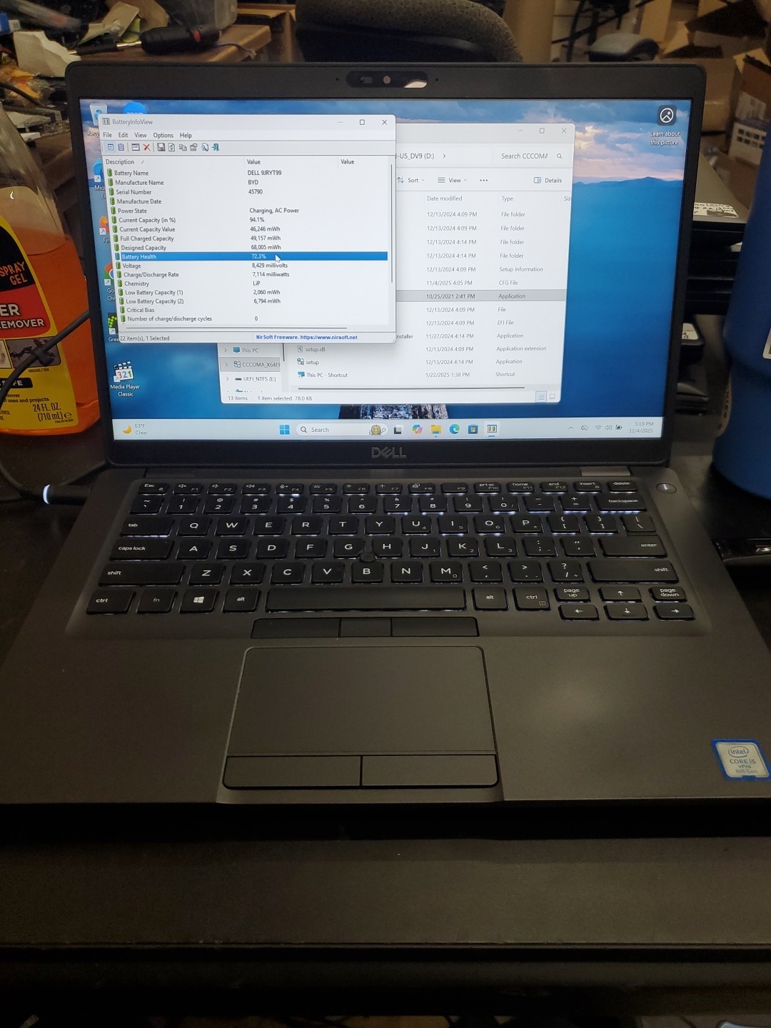 Dell Latitude 5400 Intel Core i5-8365U 16GB RAM 256GB SSD Dinged Corner 110425-7