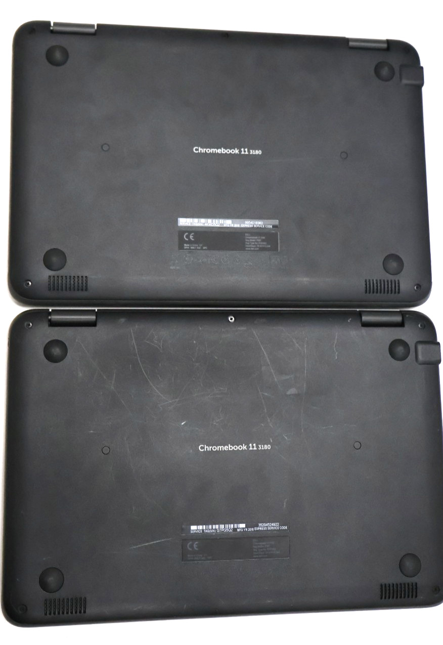 Lot of 2 Dell Chromebook 11 3180 11.6″ Celeron N3060 1.6GHz 2GB RAM16GB eMMC