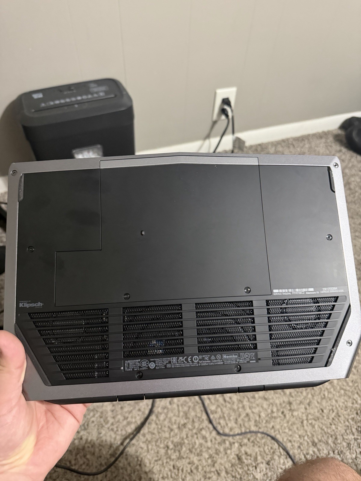 USED RESET Alienware 13 R2 13in Gaming Laptop i5-6200U 8GB 500GB SSD GTX 960M