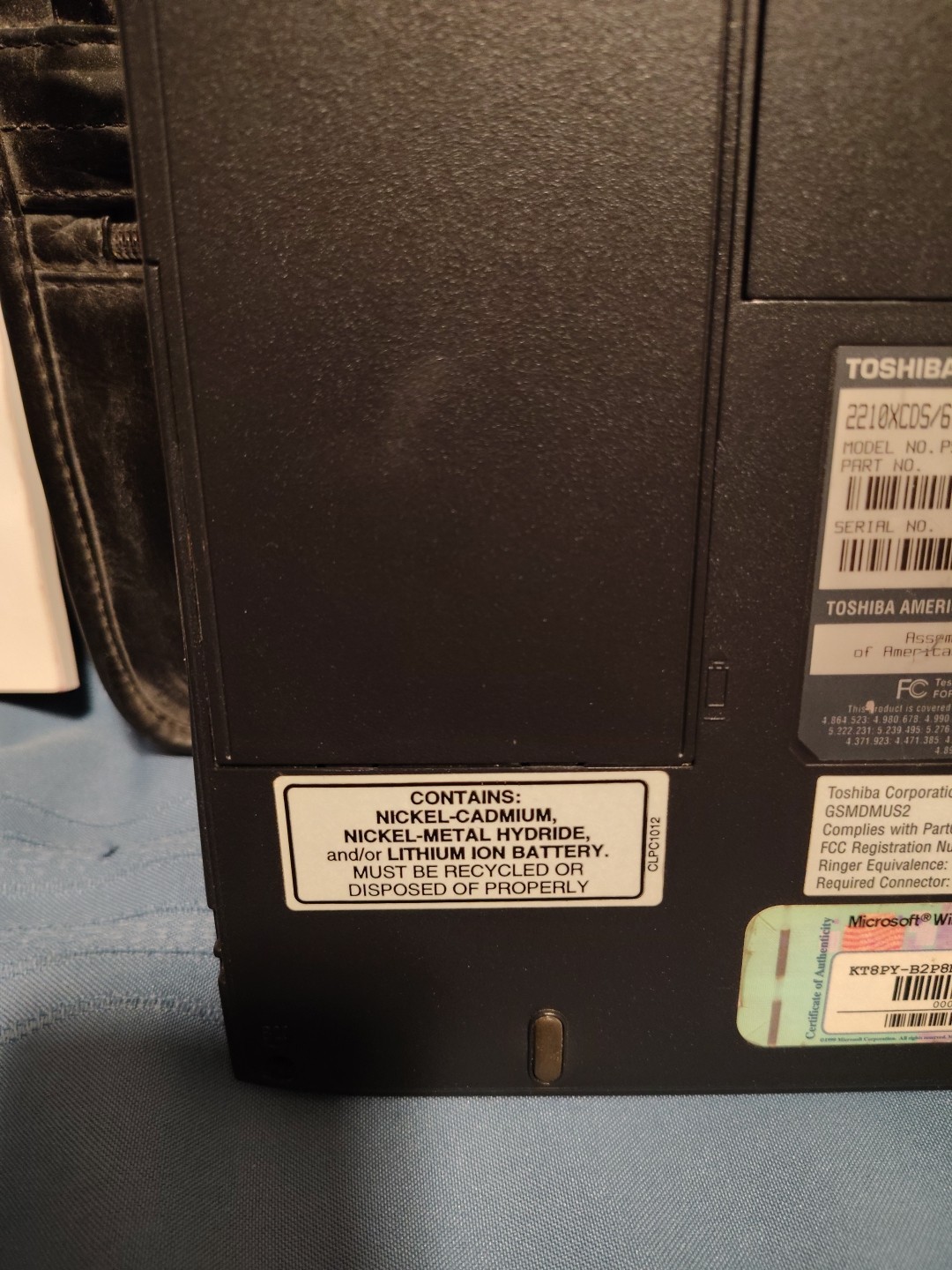 Toshiba Satellite 2210xcds/6.0