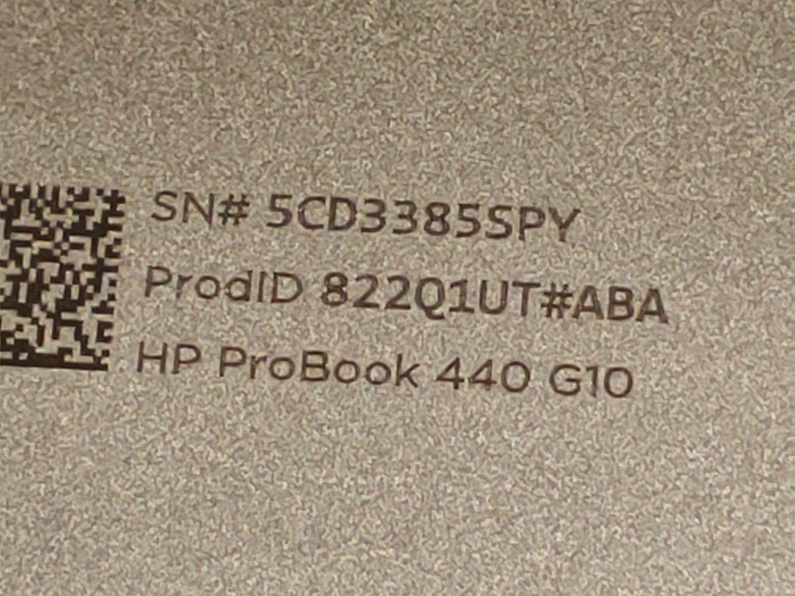 HP – Pro Book – 440 G10 – 14 in Screen – See Descripting and pictures for spec.