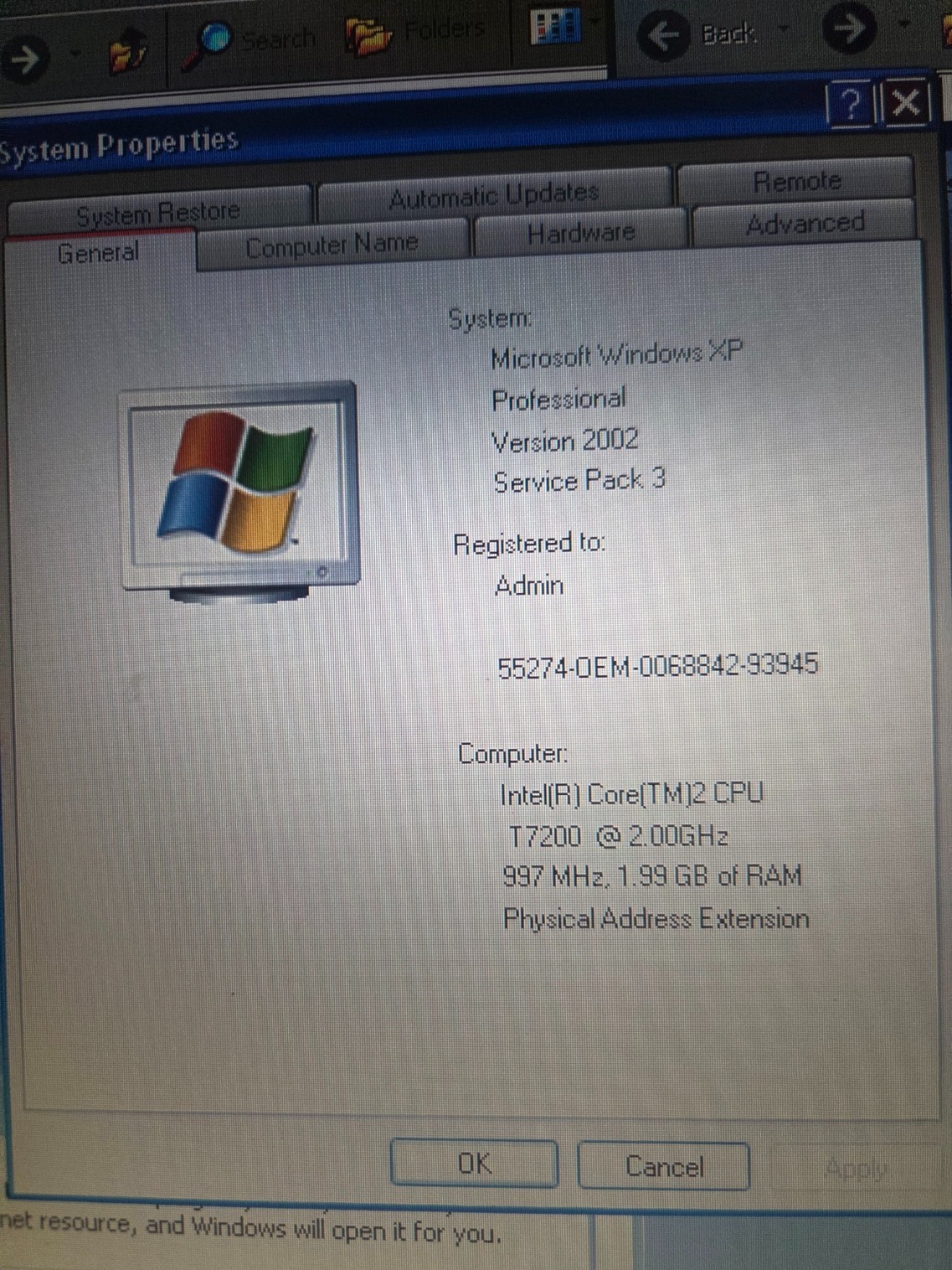 Dell Latitude D520 T5500 2GHz 2GB 80GB DW WXPP 15″ Laptop with Docking Station