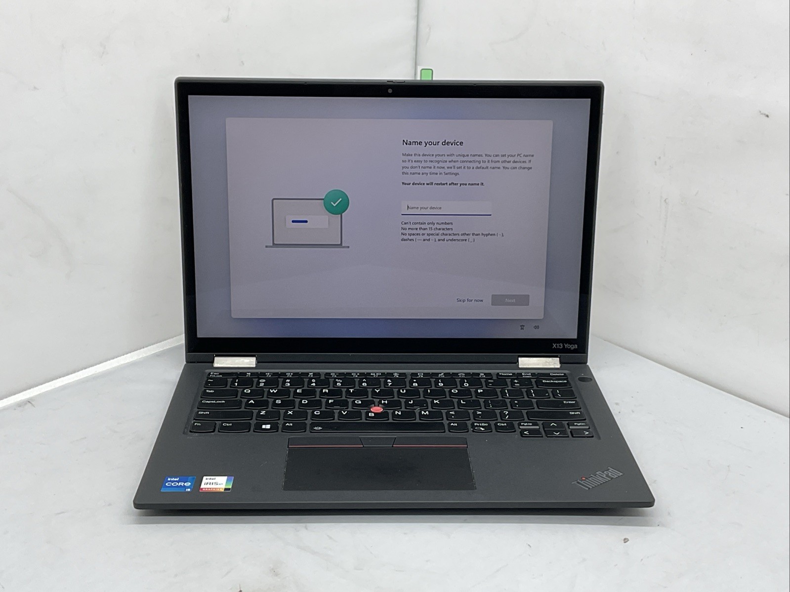 Lenovo ThinkPad X13 Yoga Gen 2 – i5-1135G7 – 8GB, 256GB, Win 11 – Missing Pen